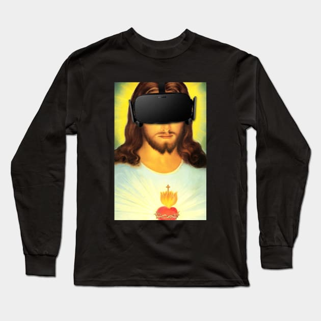Sacred Heart VR Long Sleeve T-Shirt by phneep